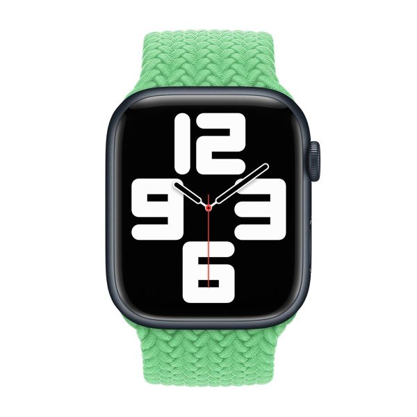 Apple Geflochtenes Solo Loop für das  Apple Watch | 38/40/41/42 mm - Größe 6 - Bright Green
