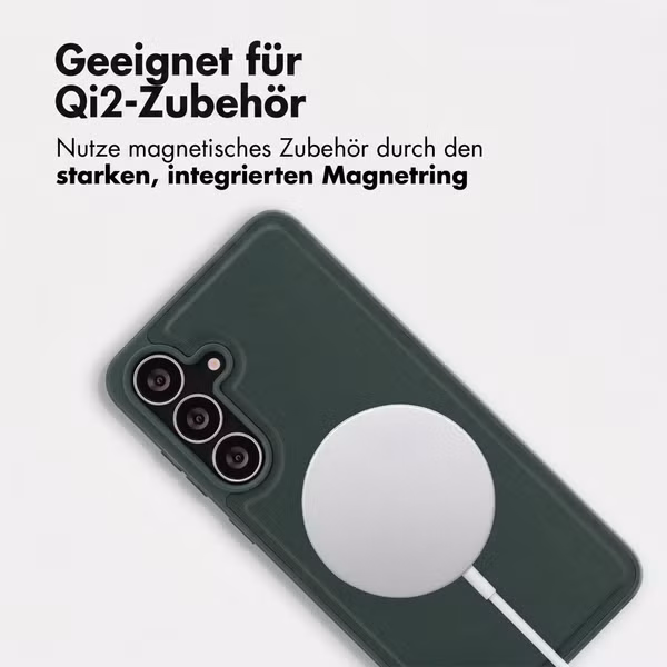 Accezz Backcover mit MagSafe Samsung Galaxy S25 FE - Grün