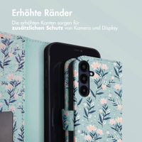 imoshion Design Klapphülle Samsung Galaxy A25 (5G) - Blue Flowers