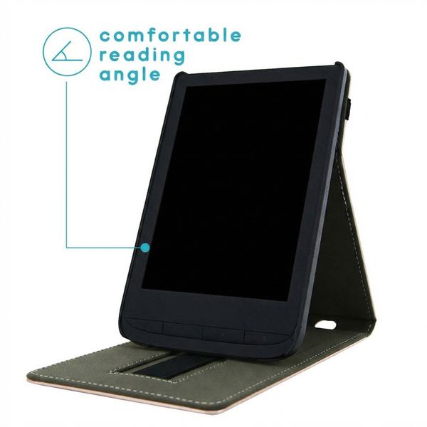 imoshion Stand Flipcase Pocketbook Touch Lux 5 / HD 3 / Basic Lux 4 / Vivlio Lux 5 - Schwarz