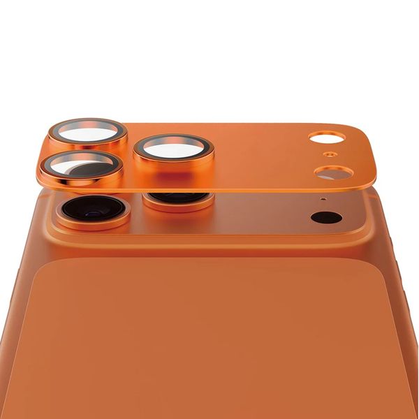 PanzerGlass Fender Kameraschutz für das iPhone 17 Pro Max - Cosmic Orange
