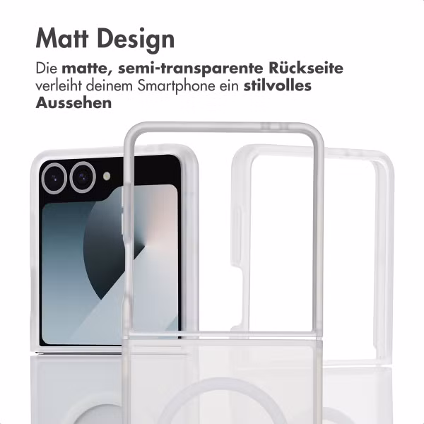 imoshion Color Guard Back Cover mit MagSafe Samsung Galaxy Z Flip 7 - Weiß