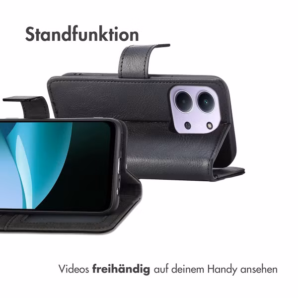 imoshion Luxuriöse Klapphülle Xiaomi Redmi 15C (5G) - Schwarz