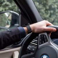 imoshion Magnetlederarmband für das Samsung Galaxy Watch 7 40/44 mm - Schwarz