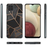 imoshion Design Hülle für das Samsung Galaxy A12 - Black Graphic