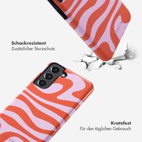 Selencia Vivid Back Cover Samsung Galaxy S21 FE - Dream Swirl Pink