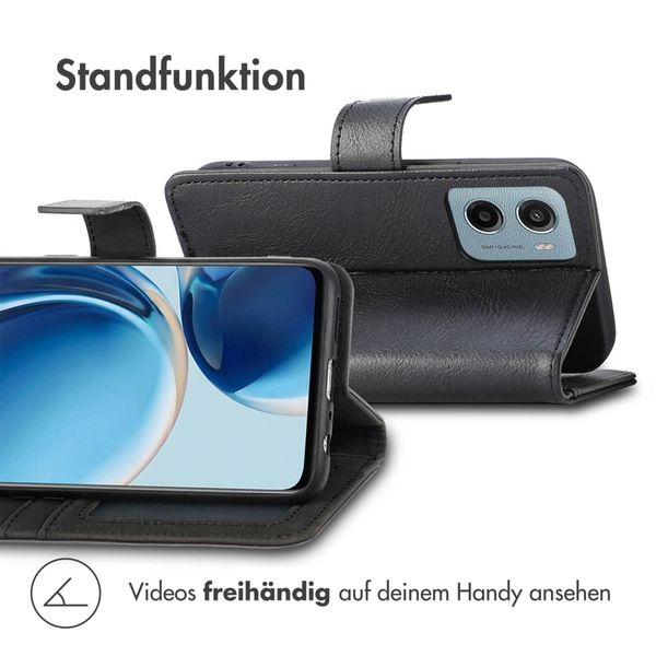 imoshion Luxuriöse Klapphülle Motorola Moto G05 / E15 - Schwarz