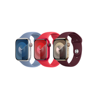 Apple 3 Pack Sport Armband für Apple Watch | 38/40/41 mm - Größe M/L - Winter Blue / Product(RED) / Plum