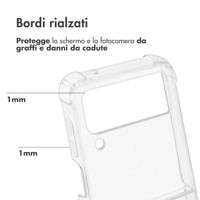 Accezz Clear TPU Backcover Samsung Galaxy Z Flip 4 - Transparent