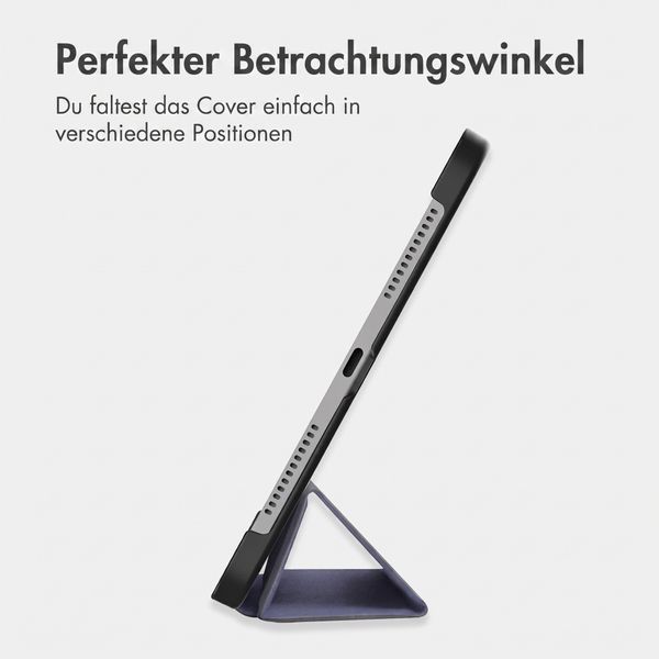 imoshion Trifold Klapphülle Apple iPad 11 (2025) 11 Zoll A16 / iPad 10 (2022) 10.9 Zoll - Blau