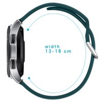 imoshion Silikonband für das  Samsung Galaxy Watch 4 / 5 / 6 / 7 / FE (20 mm) - Dunkelgrün