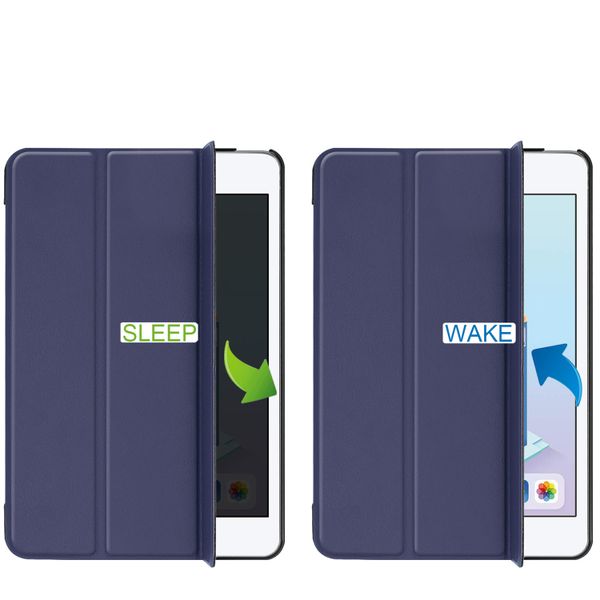 imoshion Trifold Klapphülle Apple iPad Mini 5 (2019) / Mini 4 (2015) - Dunkelblau