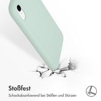 Accezz Liquid Silikoncase Apple iPhone Xr - Sky Blue