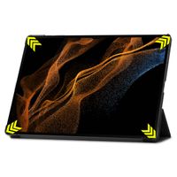 imoshion Trifold Klapphülle Galaxy Tab S8 Ultra - Schwarz