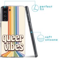 imoshion Design Hülle für das Samsung Galaxy S21 FE - Rainbow Queer vibes