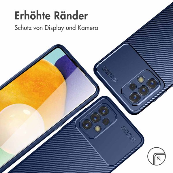 imoshion Carbon-Hülle Samsung Galaxy A33 - Blau