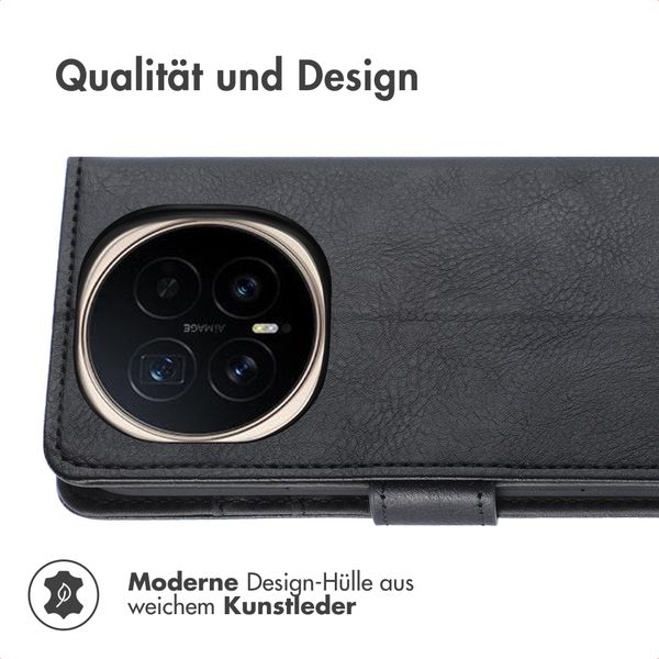imoshion Luxuriöse Klapphülle Honor Magic8 Pro - Schwarz