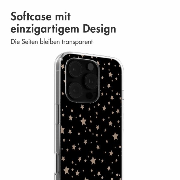imoshion Design Hülle Apple iPhone 16 Pro - Stars Beige Reverse