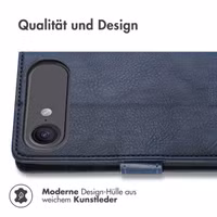 imoshion Luxuriöse Klapphülle Apple iPhone Air - Dunkelblau