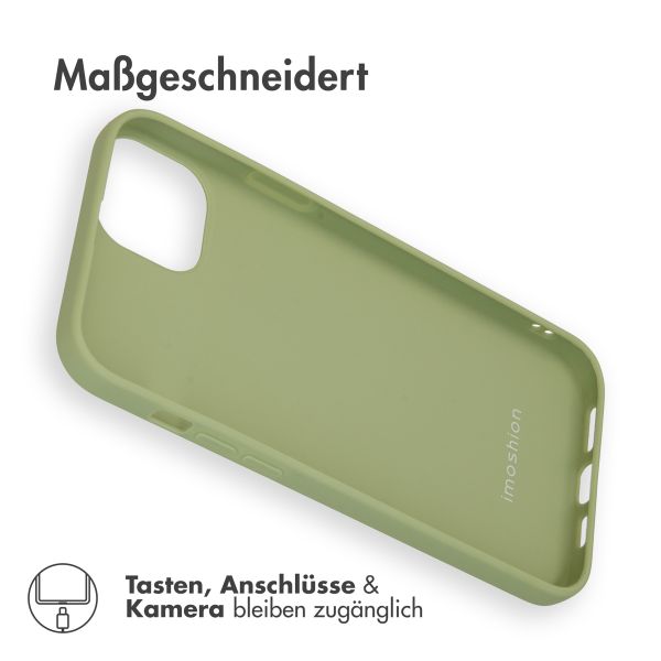 imoshion Color TPU Hülle für das Apple iPhone 14 Plus - Olive Green