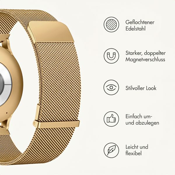 imoshion Mailändische Magnetarmband -   Universelle 20 mm Anschluss - Gold