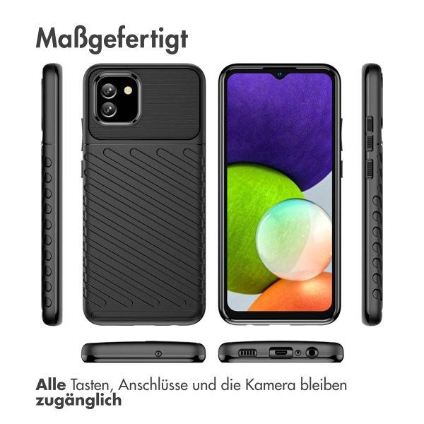 imoshion Thunder Backcover für das Samsung Galaxy A03 - Schwarz