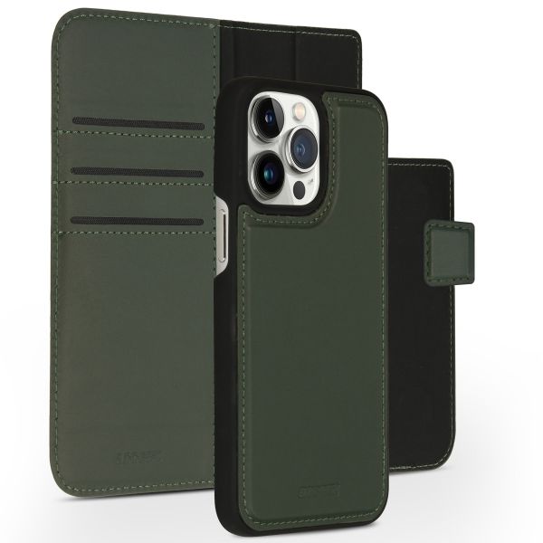 Accezz Premium Leather 2 in 1 Klapphülle für das iPhone 14 Pro Max - Grün