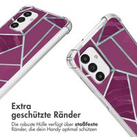 imoshion Design Hülle mit Band Samsung Galaxy A13 (5G) - Bordeaux Graphic