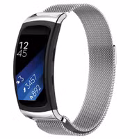 imoshion Magnetisches Milanaise Armband für das  Samsung Gear Fit 2 / 2 Pro - Silber