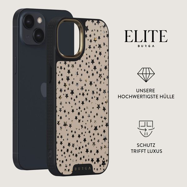 Burga Elite Gold Backcover für das iPhone 14 - Sparkling Tiara