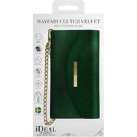 iDeal of Sweden Mayfair Clutch Velvet Grün für das iPhone Xs Max