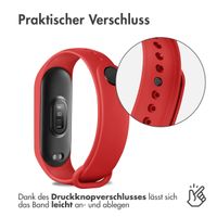 imoshion Silikonarmband für das Xiaomi Mi Band 7 - Rot