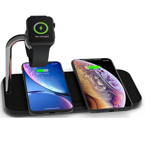 Zens ﻿2-in-1 Wireless Charger Dual + Apple Watch - 10 W - Schwarz 