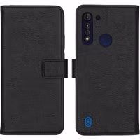 imoshion Luxuriöse Klapphülle Motorola Moto G8 Power Lite - Schwarz