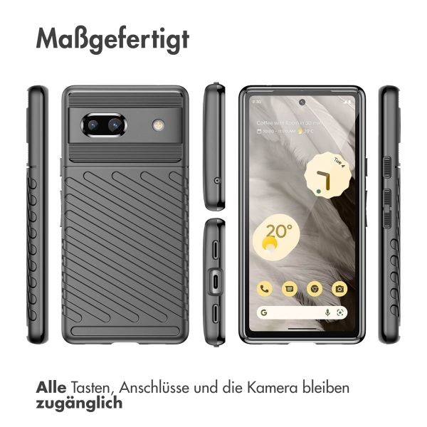 imoshion Thunder Backcover Google Pixel 7a - Schwarz