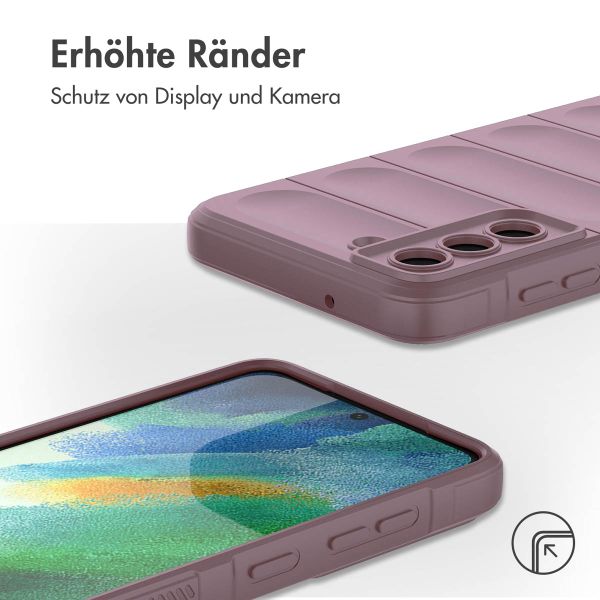 imoshion EasyGrip Back Cover für das Samsung Galaxy S21 FE - Violett