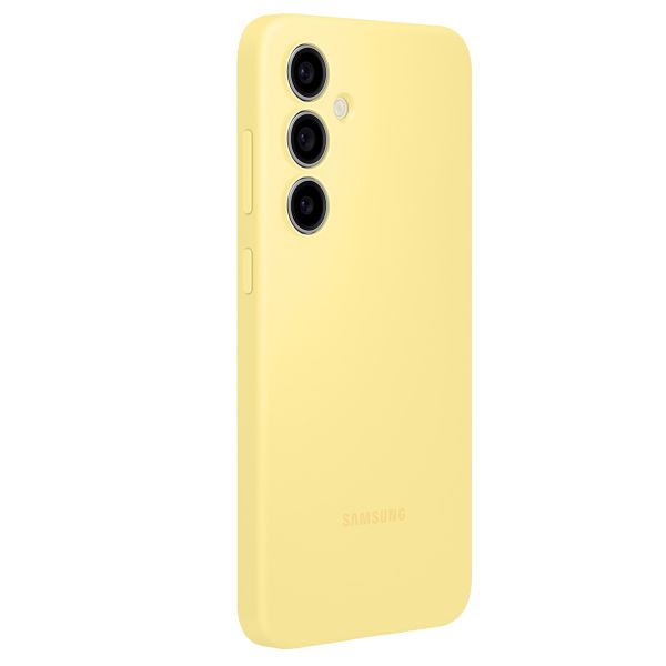 Samsung Original Silikon Cover für das Galaxy S24 FE - Yellow