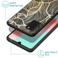 imoshion Design Hülle Samsung Galaxy A41 - Golden Leaves