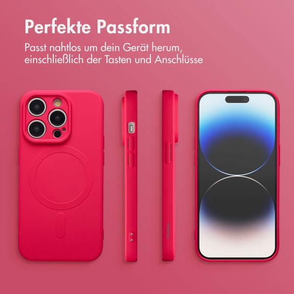 imoshion Color Back Cover mit MagSafe Apple iPhone 14 Pro - Neon Pink