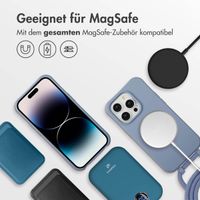 imoshion Color Backcover mit abnehmbarem Handykette und MagSafe Apple iPhone 14 Pro - Ash Blue