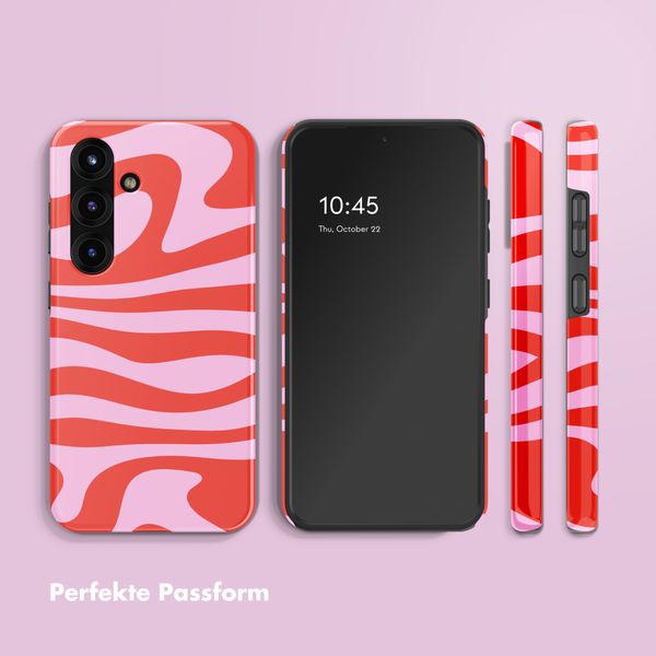 Selencia Vivid Rückabdeckung mit MagSafe Samsung Galaxy S25 - Dream Swirl Pink