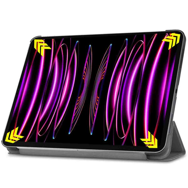 imoshion Trifold Klapphülle Apple iPad Pro 12.9 (2018/2020/2021/2022) - Grau