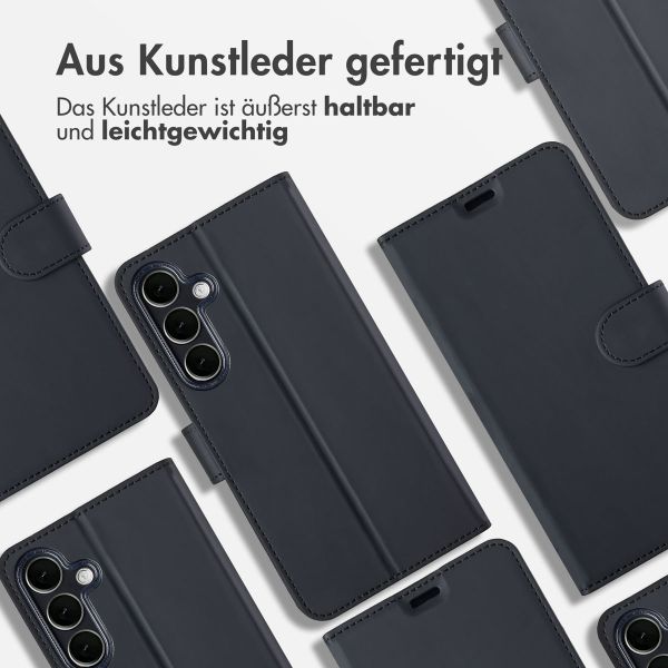 Accezz Wallet TPU Klapphülle für das Samsung Galaxy S25 Plus - Schwarz