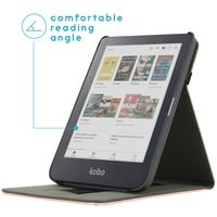 imoshion Stand Flipcase für das Kobo Clara Colour / Clara BW / Tolino Shine 5 / Shine Color - Rose Gold