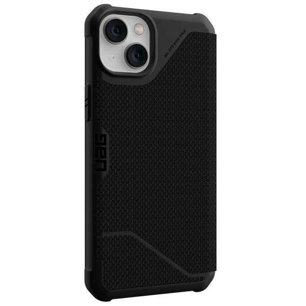 UAG Metropolis LT Klapphülle Apple iPhone 14 Plus - Kevlar Black