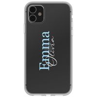Personalisierte Hülle mit Namen Apple iPhone SE (2022 / 2020) / 8 / 7 - Transparent