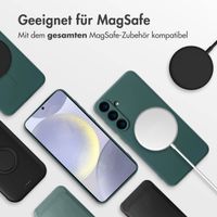 imoshion Color Back Cover mit MagSafe für das Samsung Galaxy S25 Plus - Dunkelgrün