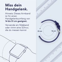 imoshion Sport-Silikonarmband mit Schnalle - Universelle 22 mm Anschluss - Dunkelrot