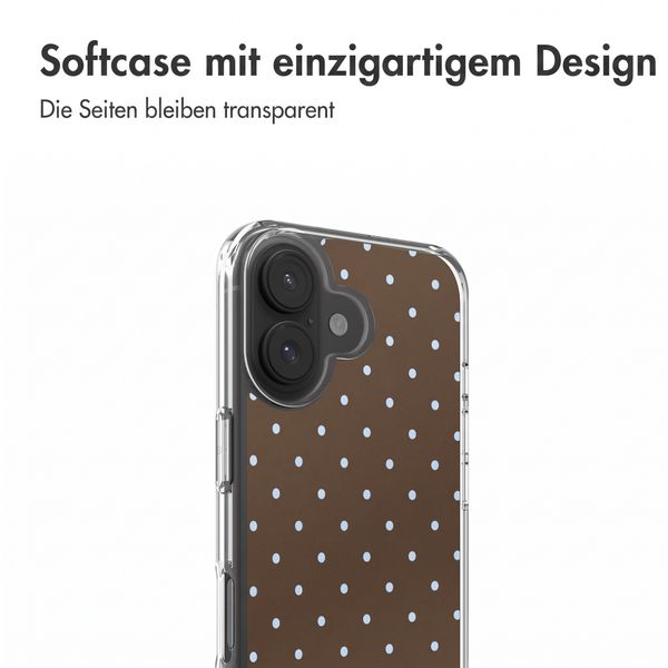 imoshion Design Hülle Apple iPhone 16 - Polka Dot Bruin