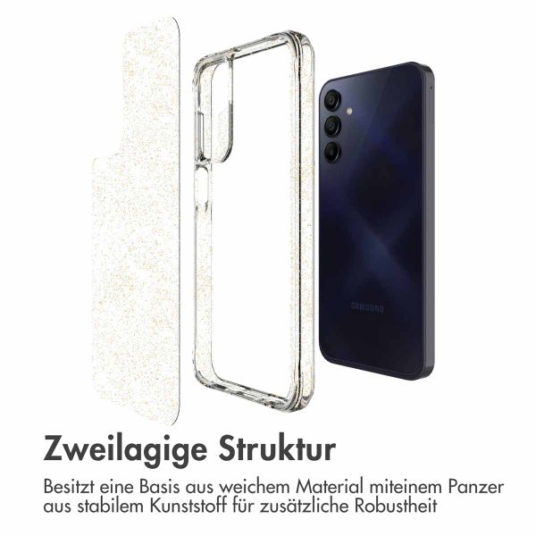 imoshion Klare Glitter Backcover Samsung Galaxy A15 (5G/4G) - Gold